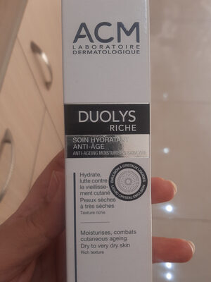 duolys soin hydratant anti âgé riche