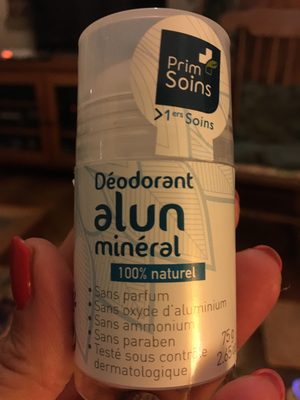 Déodorant alun minéral