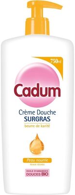 Crème douche et bain surgras