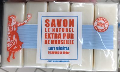Savon extra pur de Marseille Lait végétal
