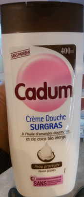 Crème douche surgras a l'huile d'amande douce bio et de coco bio vierge