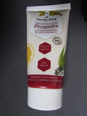 Dentifrice à la propolis
