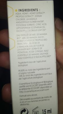 Spray Nez Et Sinus Miel De Manuka 10+, 15 ML - Comptoirs & Compagnies