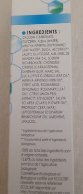 Dentifrice Au Miel De Manuka Anti-tartre - 75ML - Comptoirs & Compagnies