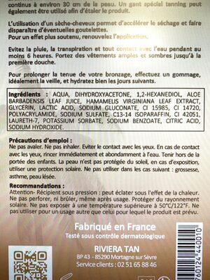 Spray bronzant