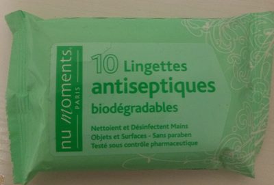 Lingettes antiseptiques biodégradables