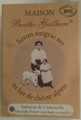 Savon surgras bio au lait de chèvre alpine 