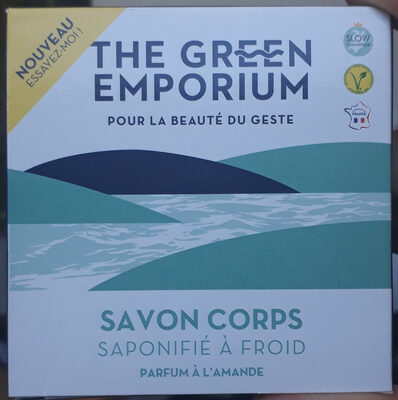 Savon corps saponifié à froid, parfum à l'amande