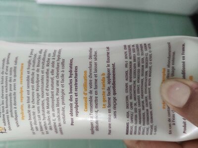 Baume lait repulpeur de boucles