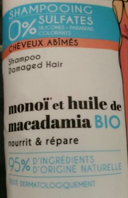 Energie Fruit Shampooing Sans Sulfates Au Monoi