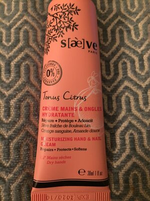 Crème mains & ongles hydratante Tonus Citrus