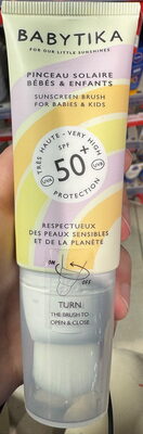 Pinceau solaire bébés & enfants SPF50+