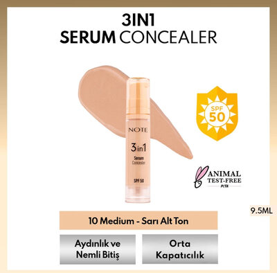 Note 3in1 Serum Concealer 10 Medium