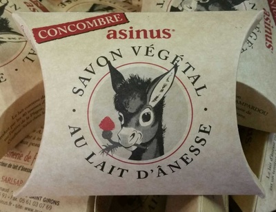 Savon végétal au lait d'ânesse Concombre