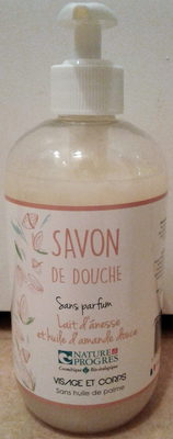 Savon de douche lait d'ânesse et huile d'amande douce