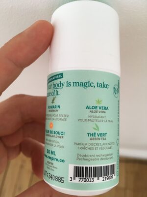 Déodorant naturel Thé vert