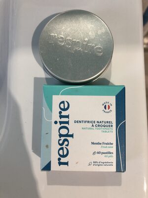 Dentifrice naturel à croquer