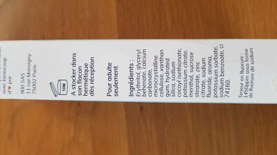 Dentifrice à croquer - menthe extra fraîche