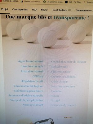 Gel douche écologique et bio