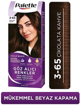 Palette Göz Alıcı Renkler Saç Boyası 3-65 Çikolata Kahve