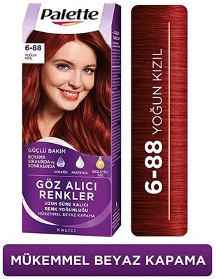 Palette Göz Alıcı Renkler Saç Boyası 6-88 Yoğun Kızıl