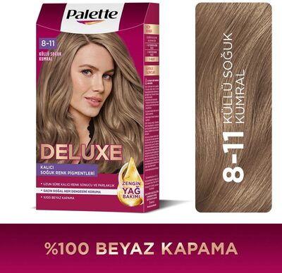 Palette Deluxe Saç Boyası 8-11 Küllü Soğuk Kumral