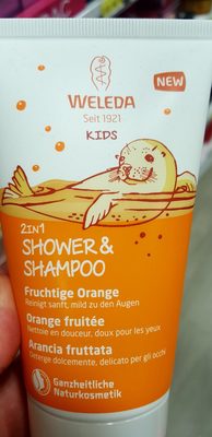 Weleda Kids Douche & Shampooing 2-en-1 Orange fruitée - 150 ml