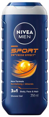 NIVEA Men Sport 24H Fresh Effect 3-in-1 Douchegel