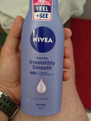 Nivea Irresistibly Smooth Body Lotion Moisturiser + Shea Butter 400mL