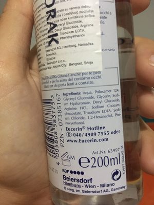 Dermo clean mizzelen-reinigungsfluid lozione struccante micellare