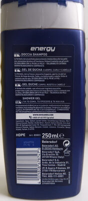 Nivea for men doccia gel energy