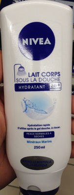 Lait corps sous la douche hydratant