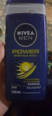NIVEA Men Power 24H Fresh Effect 3-in-1 Douchegel