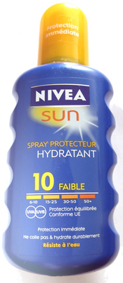 Spray protecteur hydratant 10 faible