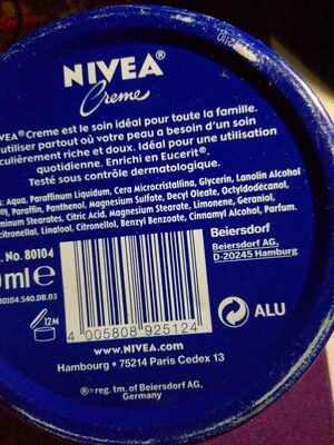 Nivea crème