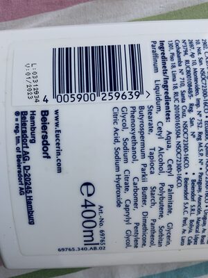 Eucerin crema corporal