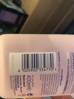Nivea tonique douceur