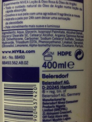 body oil lotion