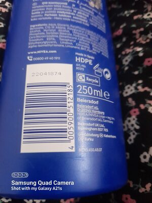 Body lotion