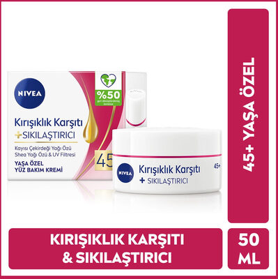 NIVEA Anti-Wrinkle + Firming Day Cream 45+