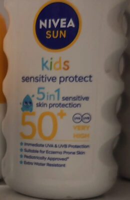 kids sensitive protect 5 in 1 SPF50+ solspray