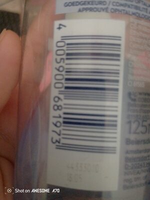 nivea oogmake- up remover