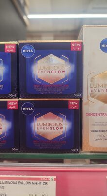 Luminous glow night cream