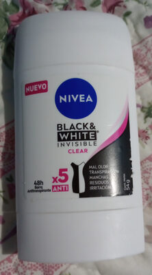 Invisible Black & White Clear