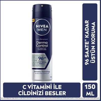 Nivea Men Derma Control Clinical Erkek Deodorant Sprey 150 ml