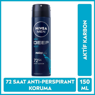 Nivea Men Erkek Sprey Deodorant Deep Dimension Beat 150 ml
