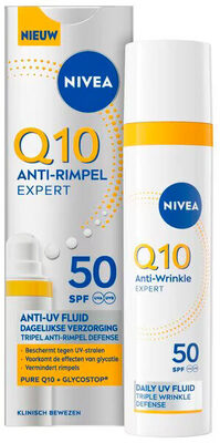 NIVEA Q10 Anti-Rimpel Expert SPF50 Anti-Uv Fluïde