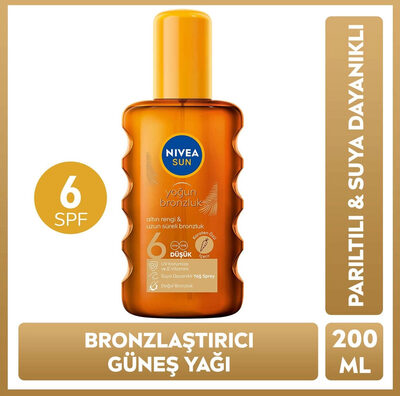 Nivea Sun Bronzlaştırıcı Vücut Güneş Yağı 200 ml