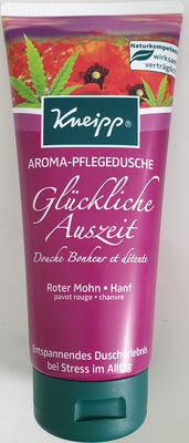 Aroma-Pflegedusche Glückliche Auszeit, Roter Mohn, Hanf