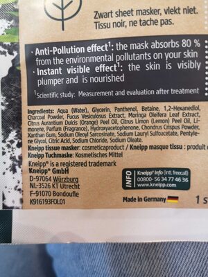 Sheet Mask Detox Care